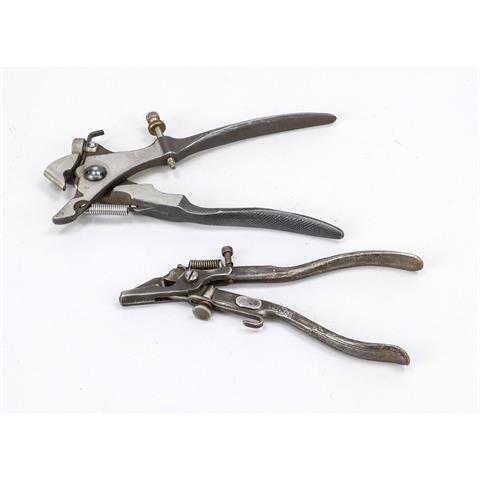 2 historical punch pliers or sp