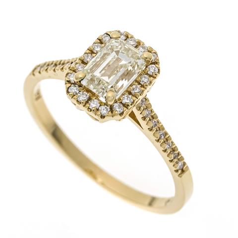 Diamond-brilliant ring GG 750/0