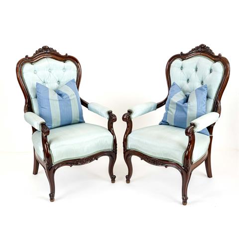 Pair of armchairs, Louis-Philip