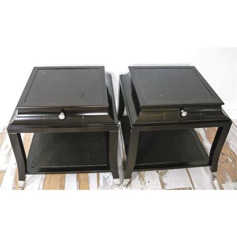 Pair of high quality bedside ta