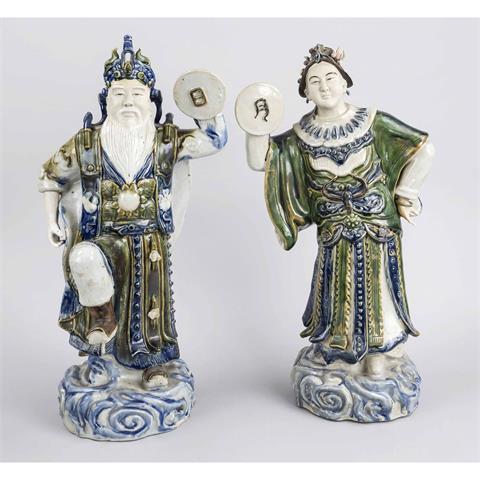 Sun and moon deities, China, 20