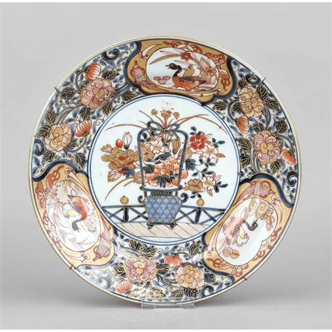 Imari plate, China, c. 1700, th