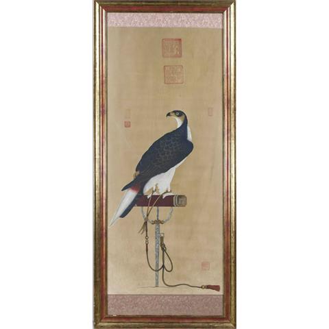 Scroll painting with falcon, Ch