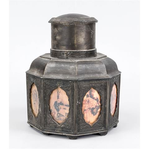 Tea caddy, China late 19th cent