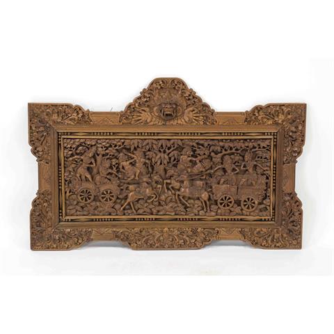 Large carved picture, Southeast