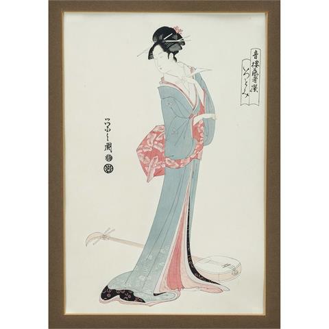 Woodblock print, Japan 20th cen