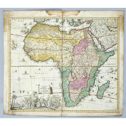 Historische Karte von Afrika, '